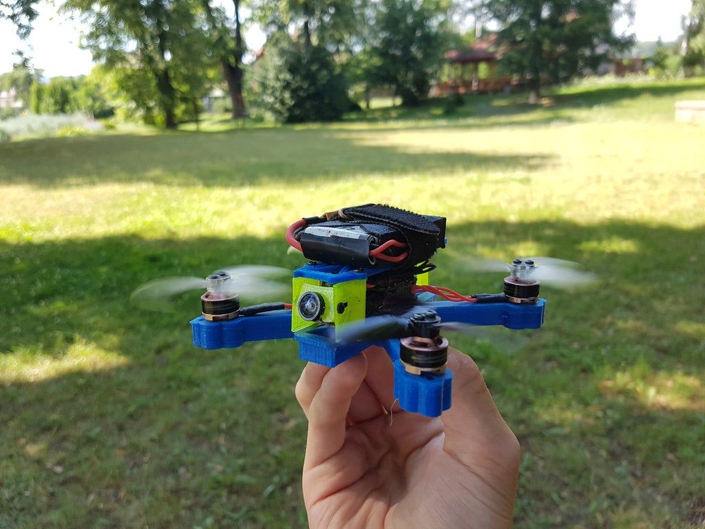 40f8152b65fe8e43f1ca21db578f6d4a_display_large.jpg Download free STL file SPDVL124 - 2.5" Racing / Freestyle Micro Quad Frame • 3D printable object, Gophy