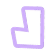l_Low_case.stl Roblox - alphabet font - cookie cutter