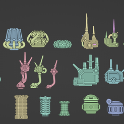 Front.png STL file XXXII spine addons・3D printable model to download