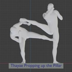 Thayae Propping up the Pillar THAI BOXING ARTS : #11 Thayae Propping up the Pillar
