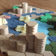 IMG_20231015_171512.jpg Hex Gaming Hill & Woods Tiles 1.25" Suitable for Battletech (Scalable)