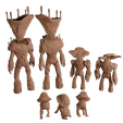 MyconidsClay.png Myconids - D&D miniatures