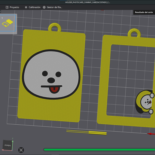 CHIMMY BT21 Photocard Holder - BTS Jimin - V1