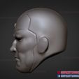 Vision_Head_3d_print_file_09.jpg Marvel Comic Vision Head Sculpt for Action Figures 3D print model