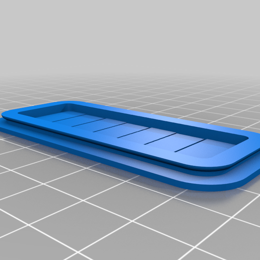 94x25 & 47x25 PC Cable Managment Gromets 3D model