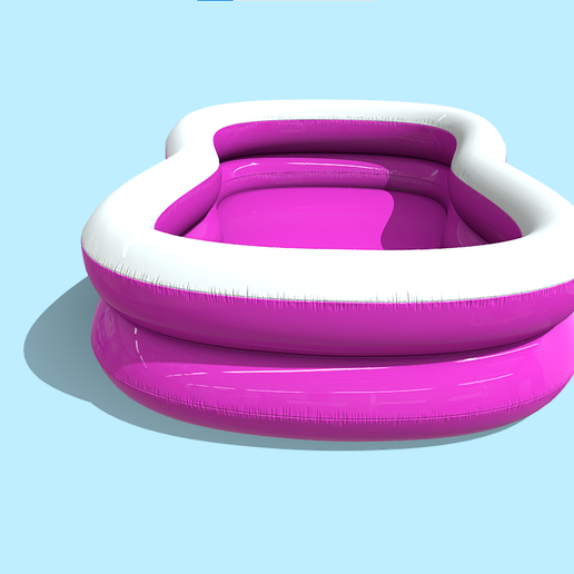 🏊 Inflatable Swimming Pool for Kids 3D model・ STL File for 3D printing ...