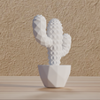 0005.png File : Polygon / vector cactus reproduction in digital format