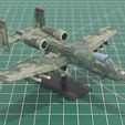 A10_Painted_01.jpg Атакующий реактивный самолет A10 Warthog (Thunderbolt II) 3D STL