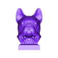 French_Bulldog.obj French Bulldog bust 3D print model