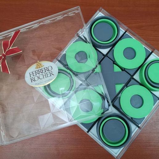 Ferrero Rocher Box Tic Tac Toe Set