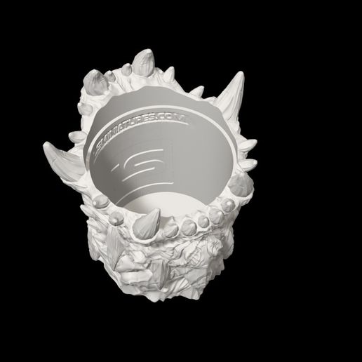 dicecup11.jpg Download free STL file War Of The Ravaged - Dice Cup/Shaker • 3D printable template, LSMiniatures
