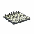 8.jpg Easy Print Chess Board - Simple Portable Chess Board - Printable 3d model - STL files