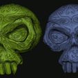 2023-10-24-16_07_26-ZBrush.jpg ornate Halloween skull World of Warcraft style