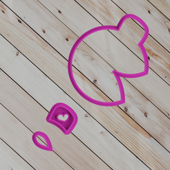 1.png Файл STL COOKIE CUTTER фортуна печенье по частям・Модель для загрузки и 3D-печати
