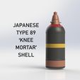 Japanese_Type89_MortarShell_0.jpg WW2 Japanese 50mm Knee Mortar Shell