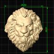 2.jpg CNC Lion Head sculpt 3d