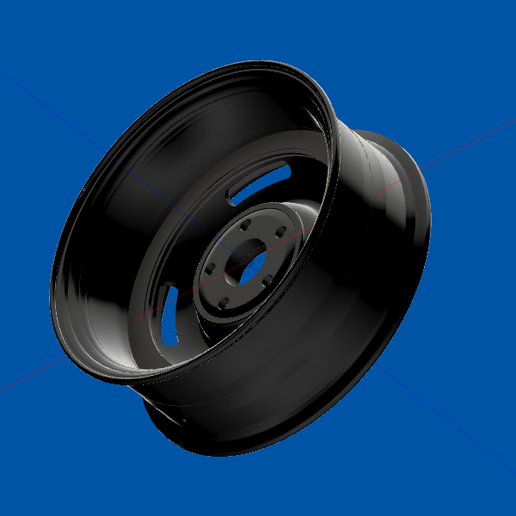 🚙 FORD MUSTANG 1965 - Original 14 inch spare wheel rim - 1/24・Free STL ...