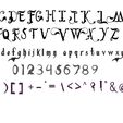 assembly5.jpg STL file Letters and Numbers The Addams Family Letters and Numbers | Logo・Template to download and 3D print