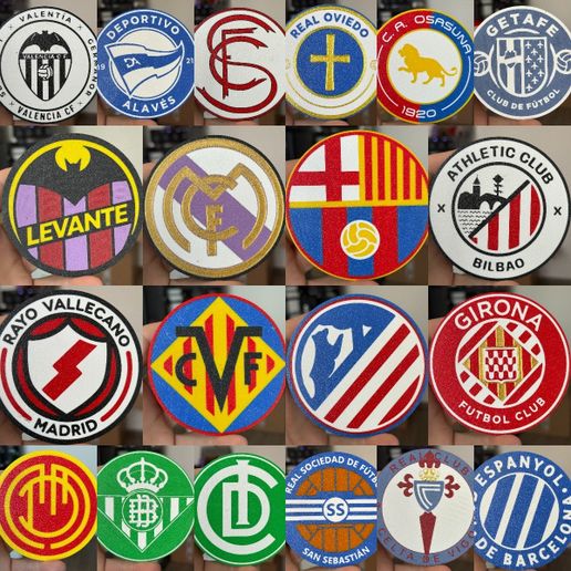🇪🇸 LaLiga All Teams coaster 25/26・ 3D File for 3D printing・Cults