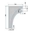 Corbel1-07.JPG Simple modern corbel bracket 3D print model