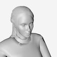 8.jpg Elf Statue Low-poly 3D model