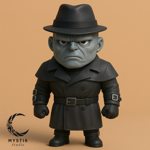 SF・ファンタジー・ホラー Mr. T 3-D Animator Action Puppet 👾 Мистер Икс (Тиран Т-00) Чиби - 3D печатная фигурка | Residual