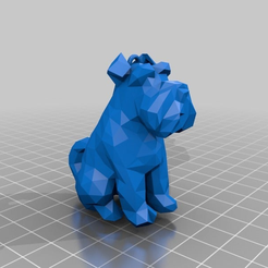 d565daed102c5da87d3383bc5a47ecf8.png Archivo STL gratuito Adorno navideño de Schnauzer・Idea de impresión 3D para descargar