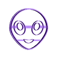 Alien Face.stl Download STL file Emoji cookie cutter set • 3D printable template, davidruizo