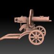 maxim-w-carriage-1.jpg Maxim Gun PM 1910 Royalty Free Version