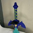 5.jpeg Master Sword Zelda Real Size Headset Stand and Controller Stand