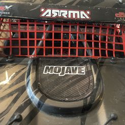 GitterMojo-(1).jpeg STL file Arrma Mojave Window Mesh Front・3D print object to download