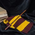 harry-potter-wand-gryffindor025.jpg Archivo 3D Colección de varitas de Harry Potter・Modelo para descargar y imprimir en 3D