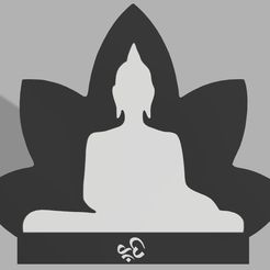 buddh3.jpg Archivo STL Portavelas de Buda・Plan imprimible en 3D para descargar