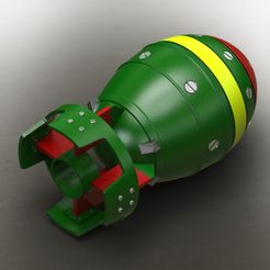 Fallout_4_-_Mini_Nuke_side.JPG Free 3D file Fallout 4 - Mini Nuke・Object to download and to 3D print, lilykill