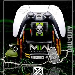 fotos.jpg Fichier 3D Soporte para mando de Call of Duty Modern Warfare 2 | PS4, PS5 Y Xbox one y X/s・Design pour imprimante 3D à télécharger