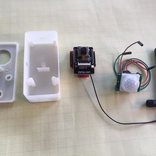 preview1.jpeg CASE BOARD / ELECTRONIC COVER ESP32 - CAM AND MOVE SENSOR