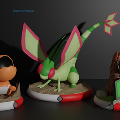 Trapinch-evo-line.png Trapinch, Vibrava and Flygon 3D print model
