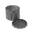 Wave-pattern-aloe-pot-6.png MACETA CON SUCULENTAS ONDULADAS