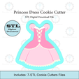 Etsy-Listing-Template-STL.png Princess Dress Cookie Cutter | STL File