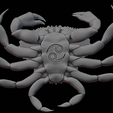 Cancer_04.png Cancer Zodiac Mystical Crab Creature Sculpture 3D print model