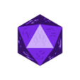 Dice_Masters_Wolf_Paw_d20.stl Jeu de dés Wolf Paw Donjons et Dragons