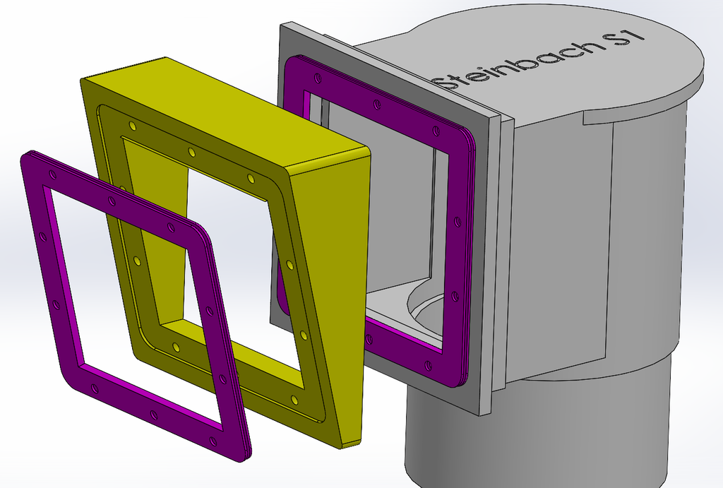 Free 3D file Keil / Wedge for Pool Skimmer Steinbach S1・3D print design