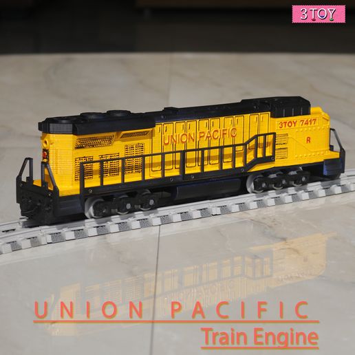 🚆 Train Model UNION PACIFIC Engine・ 3D File for 3D printing・Cults