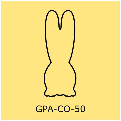 Cortador de galletas de conejo orejón 10 y 12 cm, sirve para escribir un nombre en la oreja (vertical)