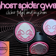 ghost-spider.png Porte-clés et Fidget Ghost Spider Gwen Clicker
