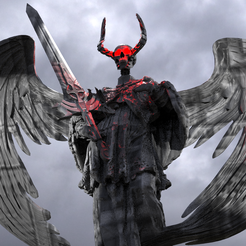 untitled.3707.png OBJ file Tudor Grim Reaper Demon Medieval 2・3D printer design to download, aramar