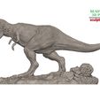 T-Rex-1-32-9.jpg Tyrannosaurus Rex dinosaur 1-32 3D sculpting printable model
