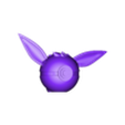 pokeball eevee to be hollowed.stl Pokemon Eevee Pokeball
