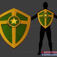 Captain_America_Hail_Hydra_Shield_3dprint_01.jpg Captain America Hail Hydra Supreme Shield - Marvel Cosplay 3D print model