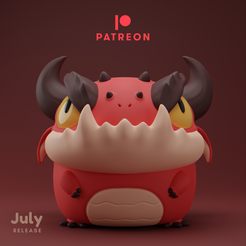2.png STL file Grumpii Monster Art Toy - Red Demon・3D print object to download